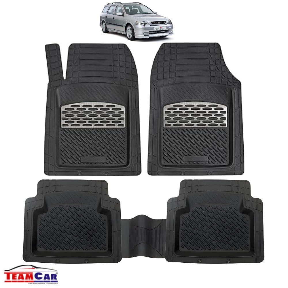 Opel Astra G Covorase Auto TeamCar® Tip Tăviță Compatibile (1998–2009) - Combi Silver