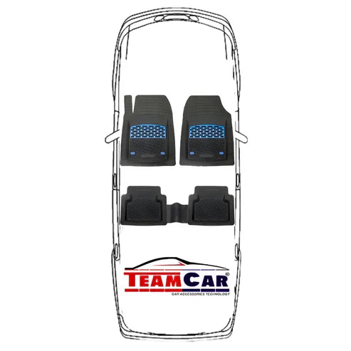 Covorase Auto TeamCar® Tip Tavita Compatibile Peugeot Partner II Tepee (2008-2018) Blue