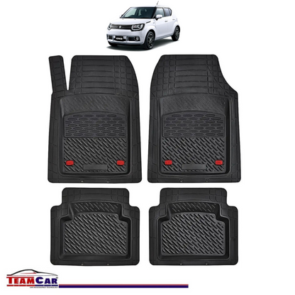 Covorase Auto TeamCar® Tip Tavita Compatibile Suzuki Ignis III (2016+) Negru Material Rezistent