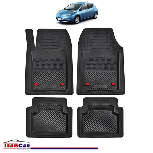 Covorase Auto TeamCar® Tip Tavita Compatibile Nissan Leaf Generatia ZE0 (2010–2017) Negru Material Rezistent