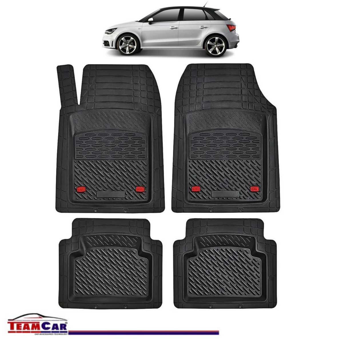 Covorase Auto TeamCar® Tip Tavita Compatibile Audi A1 8X Hatchback 5 uși (2010–2018)