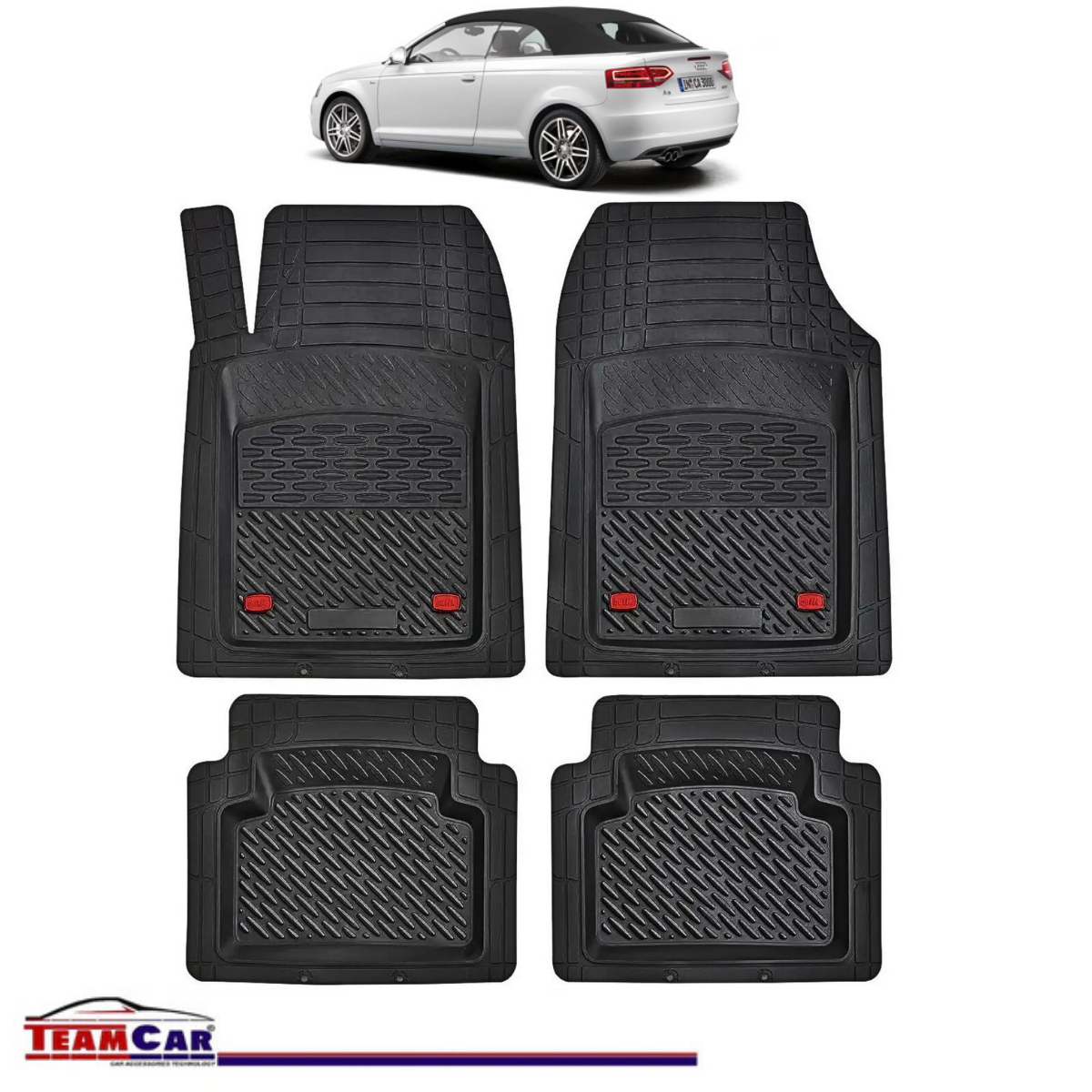 Covorase Auto TeamCar® Tip Tavita Compatibile Audi A3 8P Cabriolet (2008–2013)