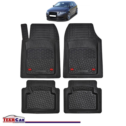 Covorase Auto TeamCar® Tip Tavita Compatibile Audi A3 8P Hatchback 3 uși (2003–2013)