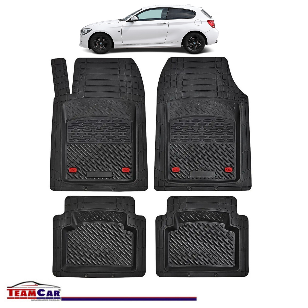 Covorase Auto TeamCar® Tip Tavita Compatibile BMW Seria 1 F21 Hatchback 3 uși (2011–2019)