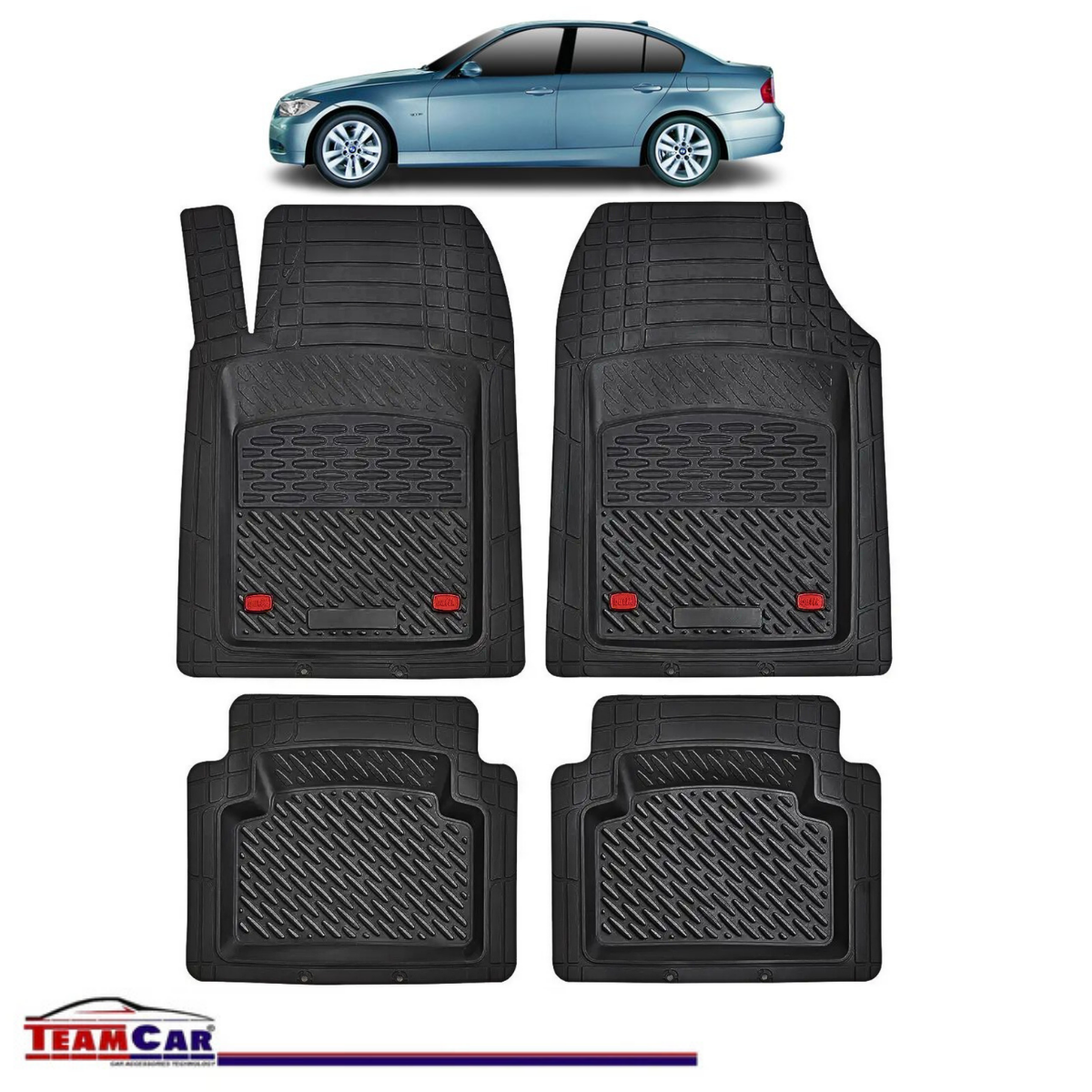 Covorase Auto TeamCar® Tip Tavita Compatibile BMW Seria 3 E90 Sedan (2005–2012)