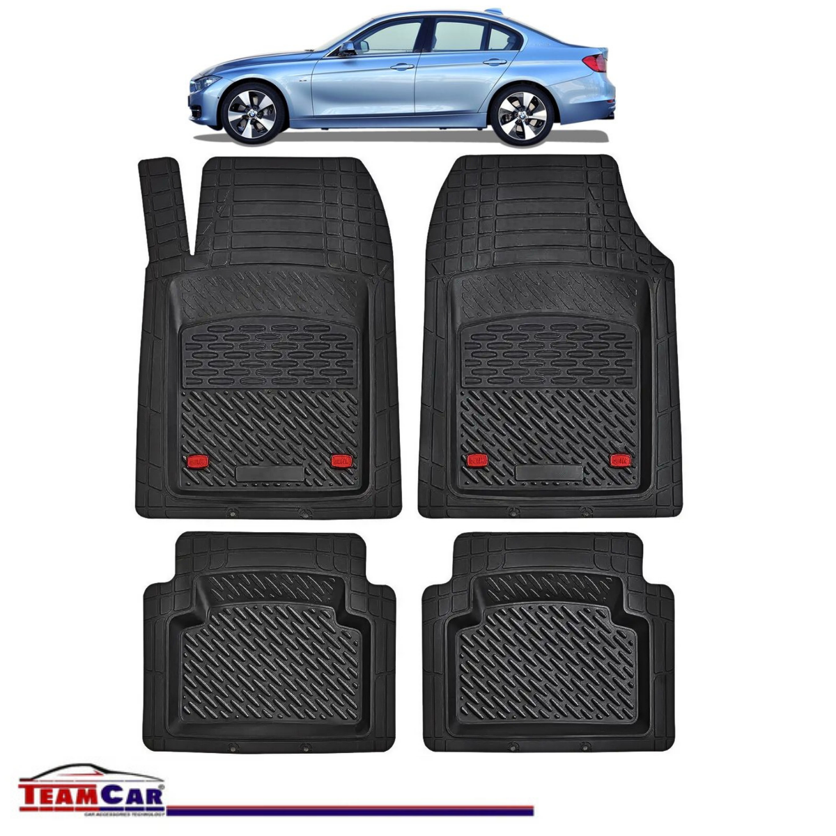 Covorase Auto TeamCar® Tip Tavita Compatibile BMW Seria 3 F30 Sedan (2012–2019)