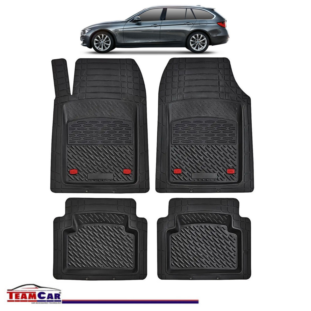Covorase Auto TeamCar® Tip Tavita Compatibile BMW Seria 3 F31 Touring / Break (2012–2019)