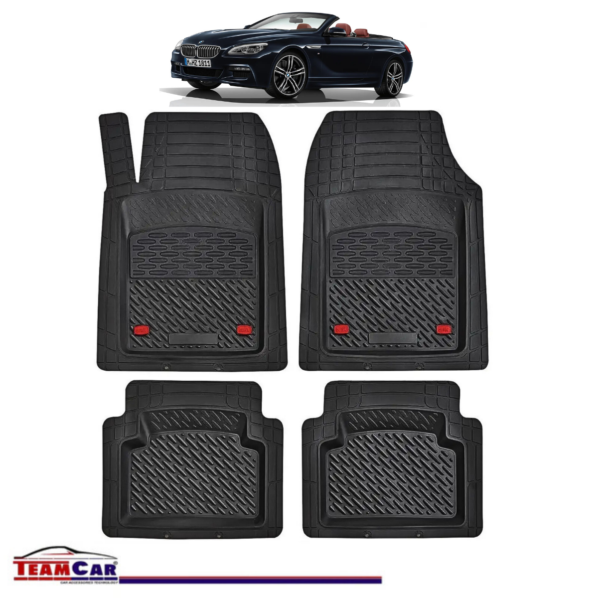 Covorase Auto TeamCar® Tip Tavita Compatibile BMW Seria 6 F12 Cabriolet (2011–2018)