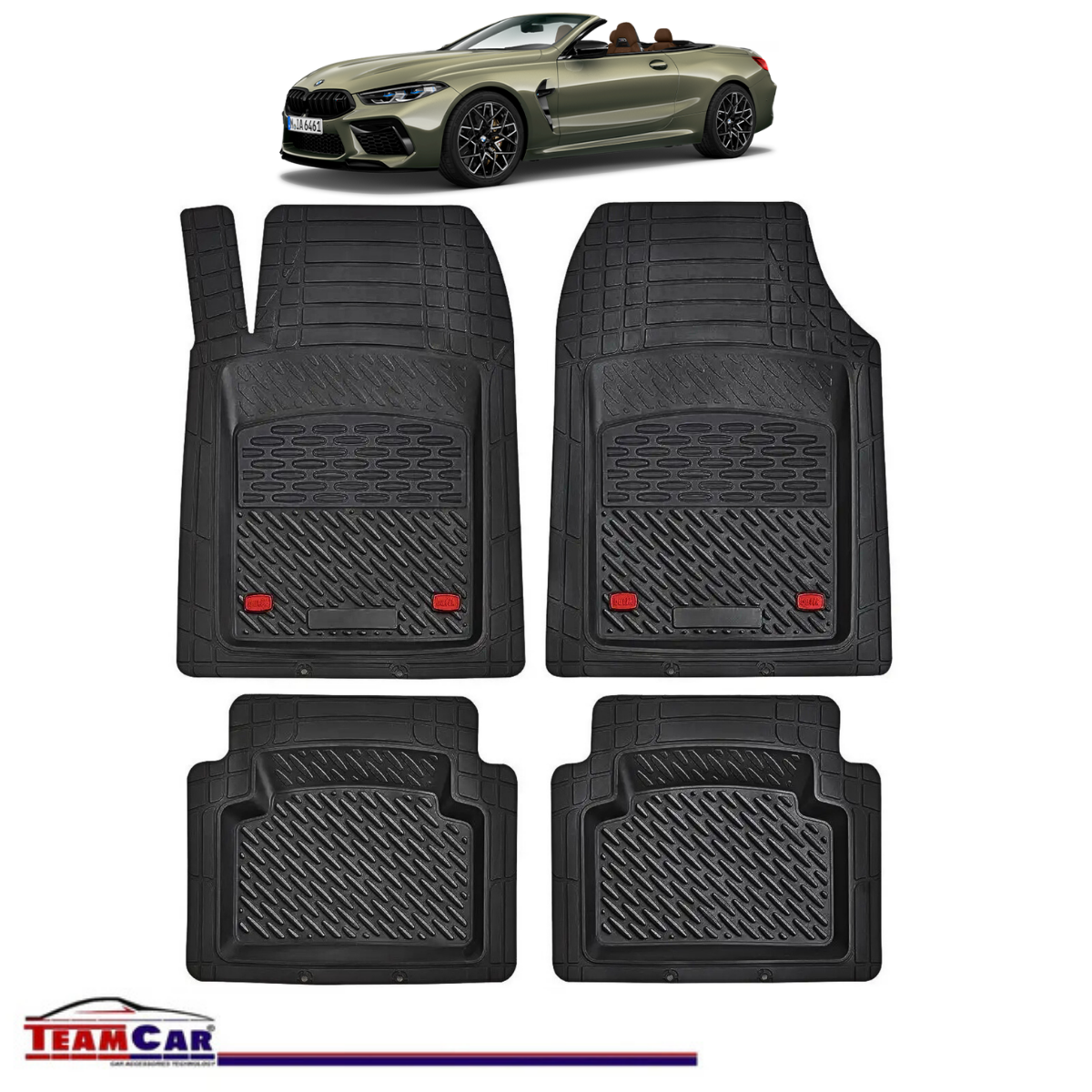 Covorase Auto TeamCar® Tip Tavita Compatibile BMW Seria 8 G14 Cabriolet (2018–2025)