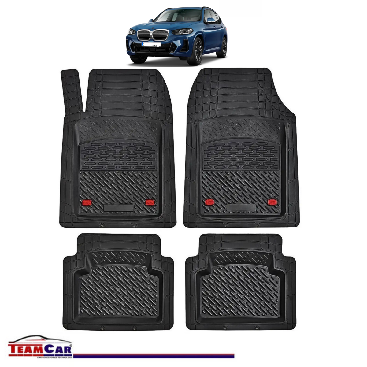Covorase Auto TeamCar® Tip Tavita Compatibile BMW iX3 G08 Electric SUV (2020–2025)