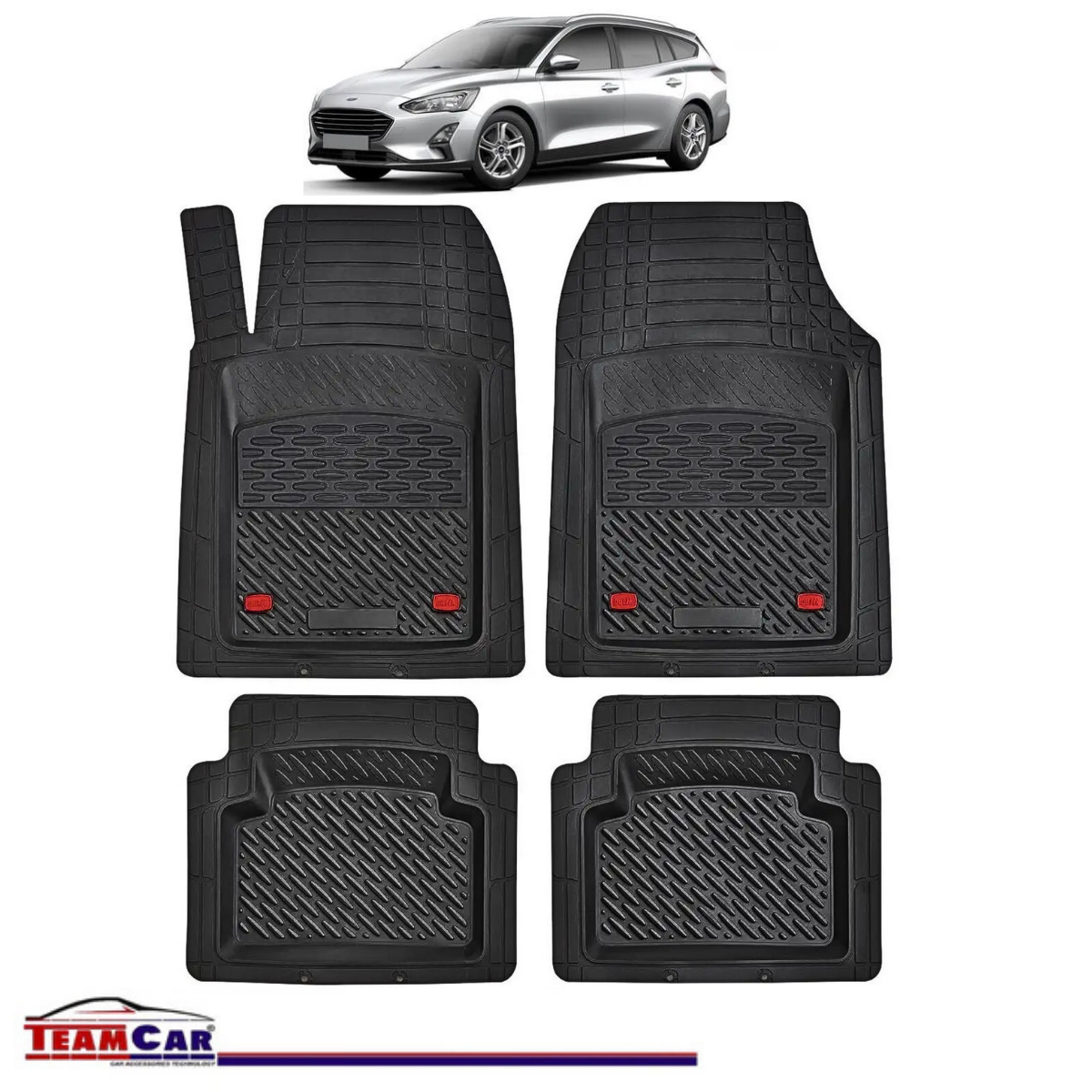 Covorase Auto TeamCar® Tip Tavita Compatibile Ford Focus 4 Turnier 5 uși (2018–2025)