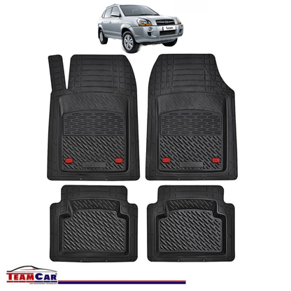 Covorase Auto TeamCar® Hyundai Tucson I (2004-2009) - Cauciuc Tip Tavita