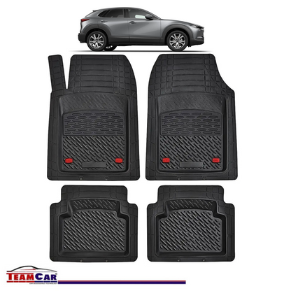 Covorase Auto TeamCar® Tip Tavita Compatibile Mazda CX-30 Generatia I (2019+) Negru Material Rezistent