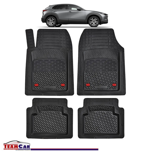 Covorase Auto TeamCar® Tip Tavita Compatibile Mazda CX-30 Generatia I (2019+) Negru Material Rezistent