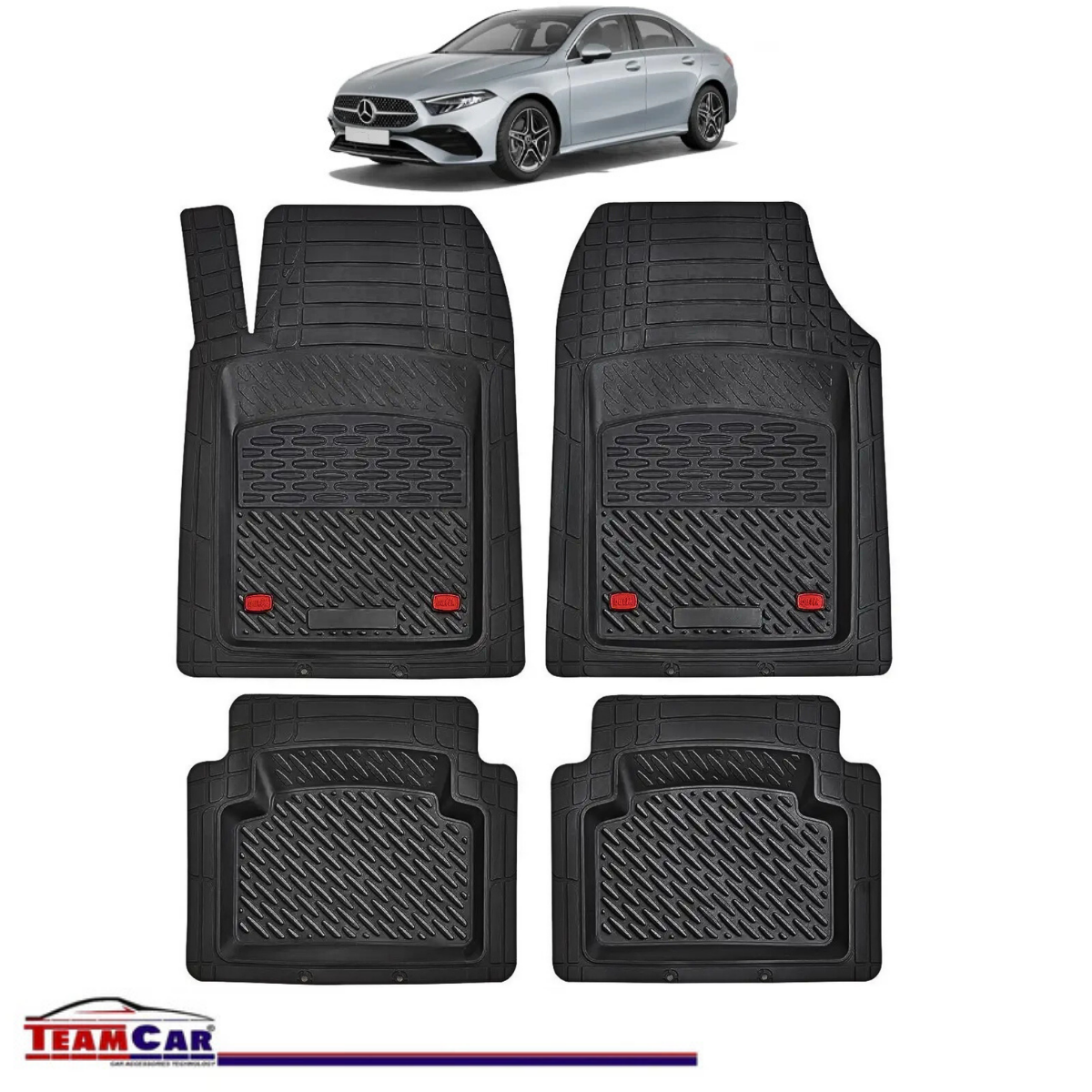 Covorase Auto TeamCar® Tip Tavita Compatibile Mercedes-Benz A-Class V177 Sedan (2018–2025)