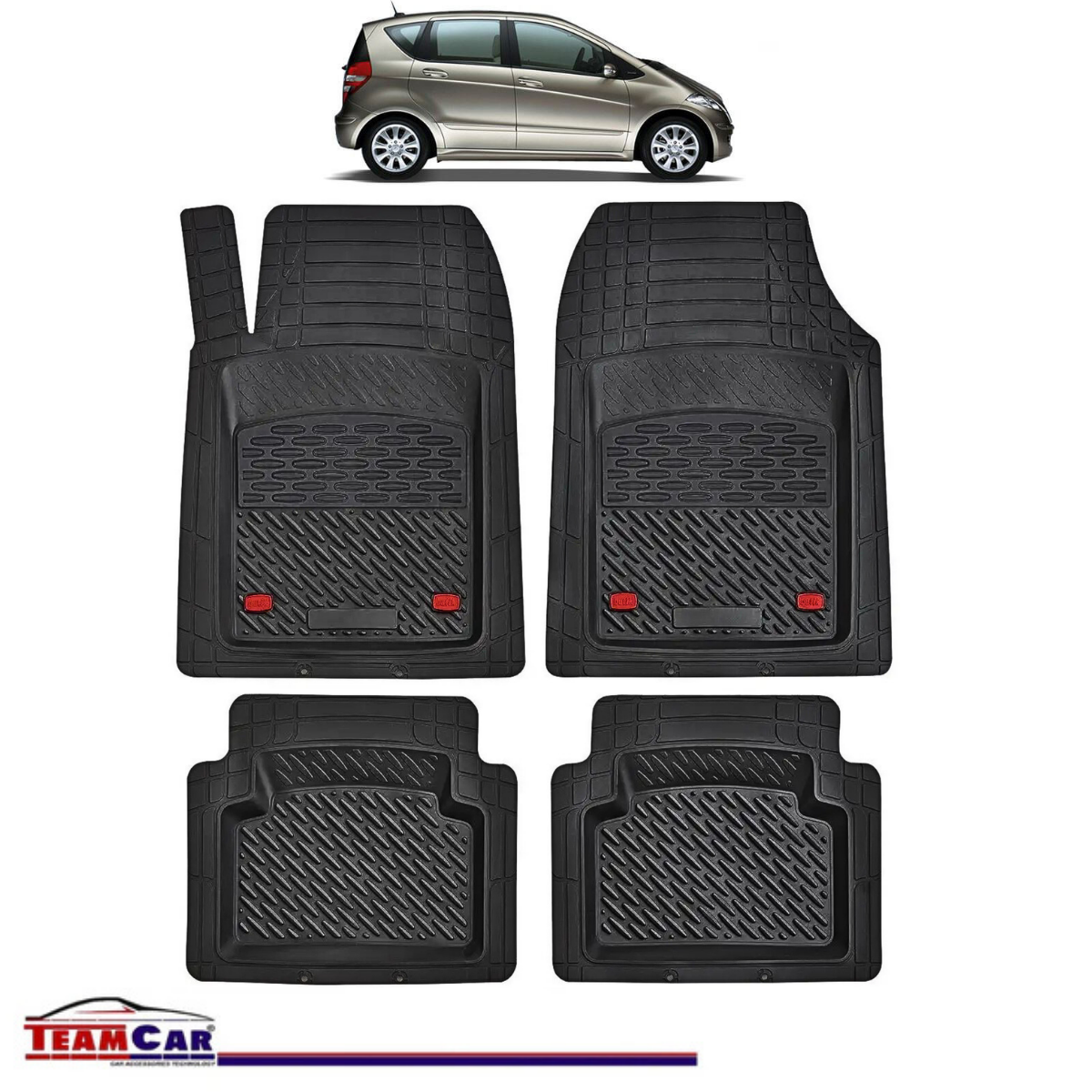 Covorase Auto TeamCar® Tip Tavita Compatibile Mercedes-Benz A-Class W169 Hatchback (2004–2012)