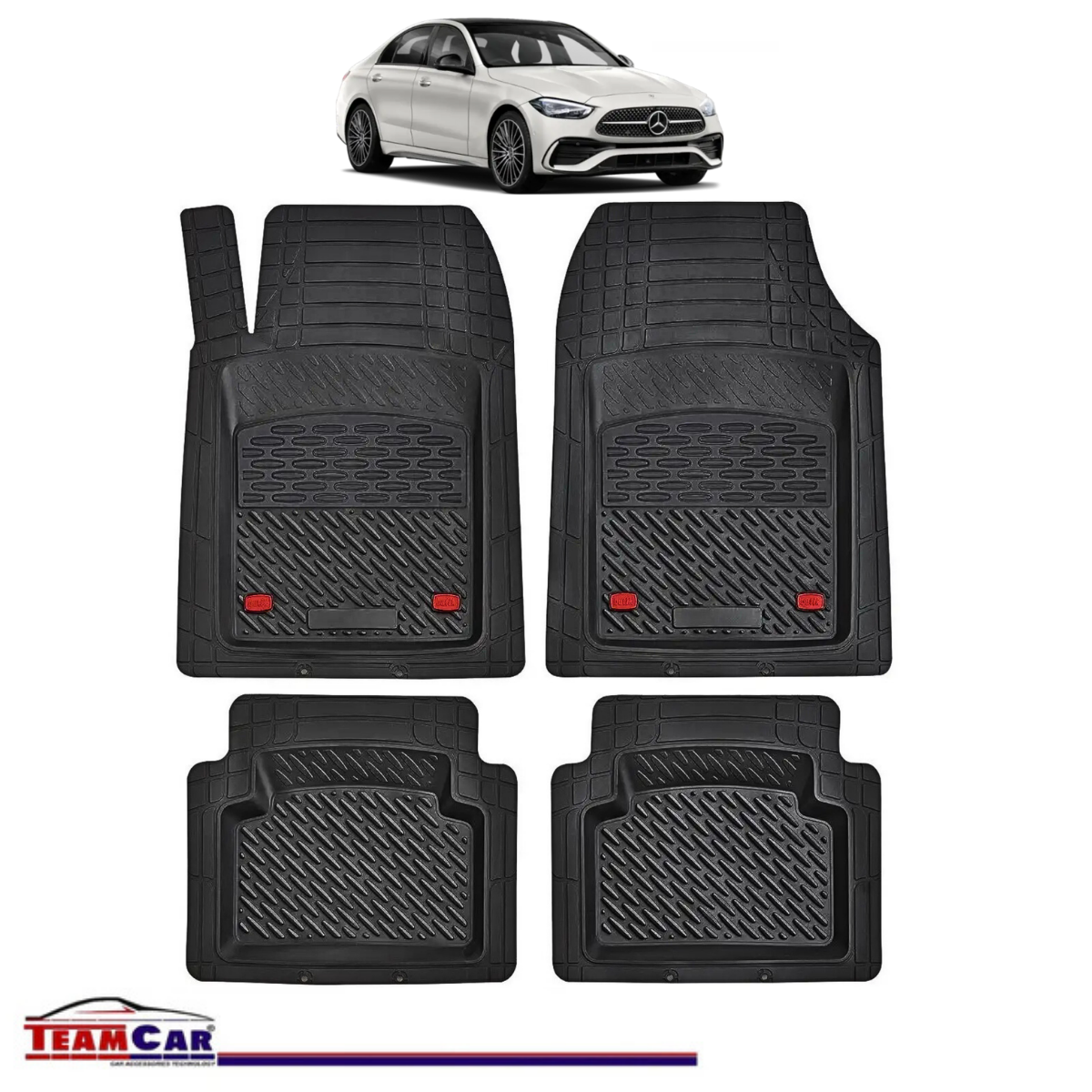 Covorase Auto TeamCar® Tip Tavita Compatibile Mercedes-Benz C-Class W206 Sedan (2021–2025)