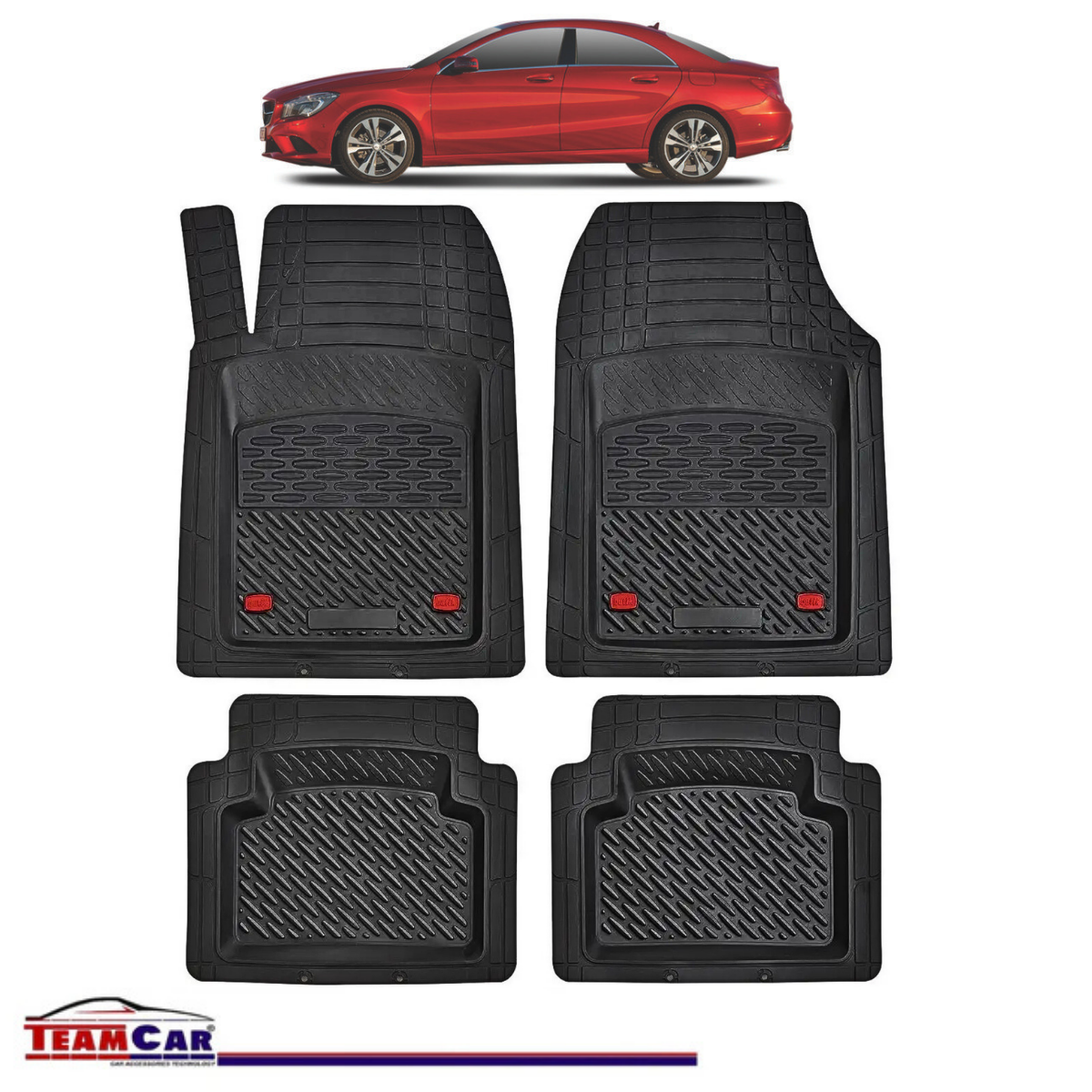 Covorase Auto TeamCar® Tip Tavita Compatibile Mercedes-Benz CLA C117 Coupé (2013–2019)