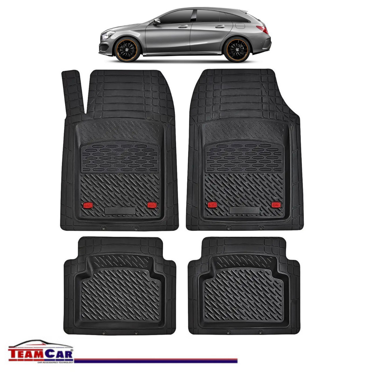 Covorase Auto TeamCar® Tip Tavita Compatibile Mercedes-Benz CLA X117 Shooting Brake (2015–2019)