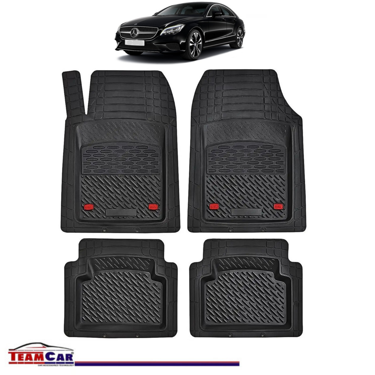 Covorase Auto TeamCar® Tip Tavita Compatibile Mercedes-Benz CLS C218 Coupé (2011–2018)