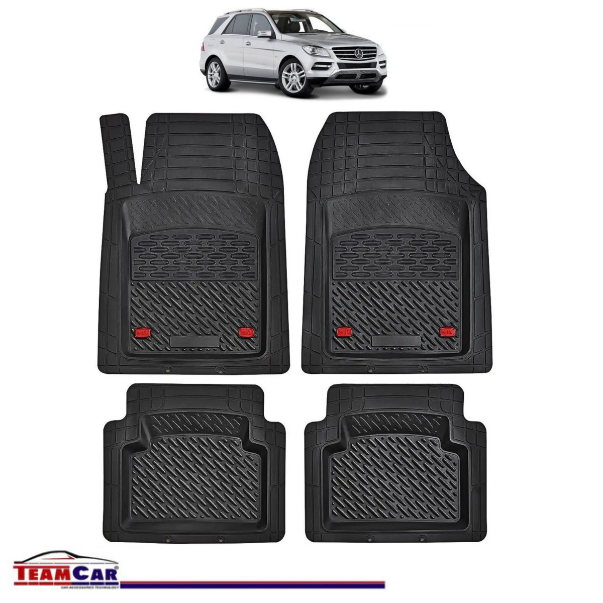 Covorase Auto TeamCar® Tip Tavita Compatibile Mercedes-Benz GLE W166 SUV (2011–2019)