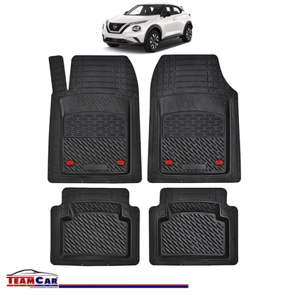 Covorase Auto TeamCar® Tip Tavita Compatibile Nissan Juke F16 (2019–prezent) Negru Material Rezistent