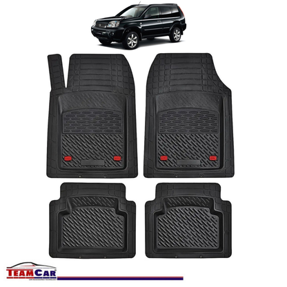 Covorase Auto TeamCar® Tip Tavita Compatibile Nissan X-Trail T30 (2001–2007) Negru