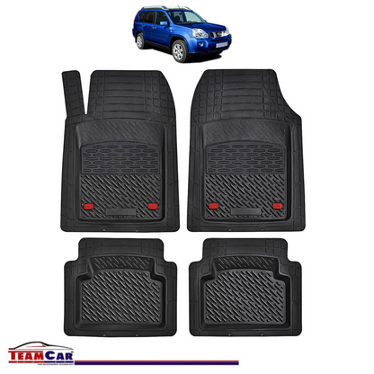 Covorase Auto TeamCar® Tip Tavita Compatibile Nissan X-Trail T31 (2007–2013) Negru Material Rezistent