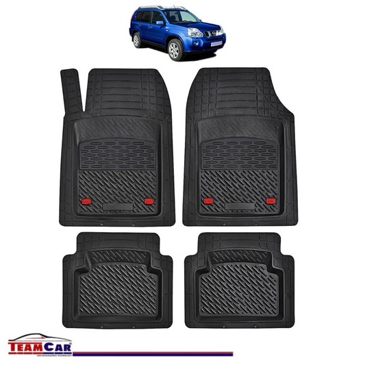Covorase Auto TeamCar® Tip Tavita Compatibile Nissan X-Trail T31 (2007–2013) Negru Material Rezistent