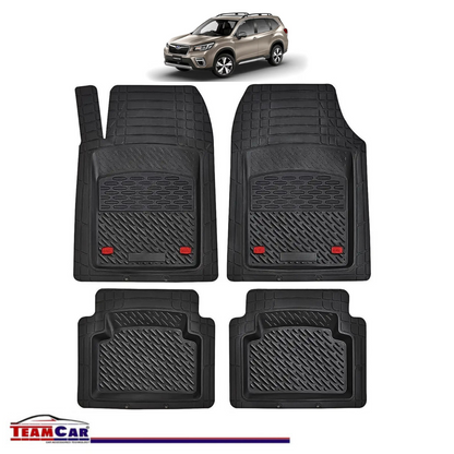 Covorase Auto TeamCar® Tip Tavita Compatibile Subaru Forester V (2018+) Negru Material Rezistent