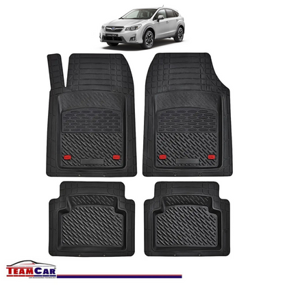 Covorase Auto TeamCar® Tip Tavita Compatibile Subaru XV (2011–2017) Negru Material Rezistent