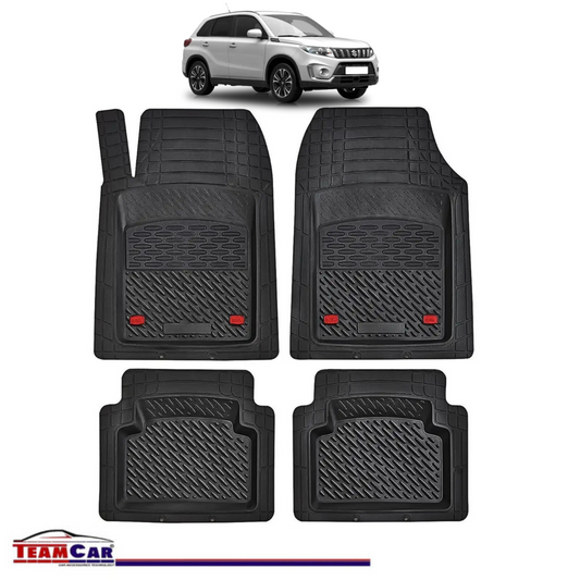 Covorase Auto TeamCar® Tip Tavita Compatibile Suzuki Vitara III (2005–2015) Negru Material Rezistent