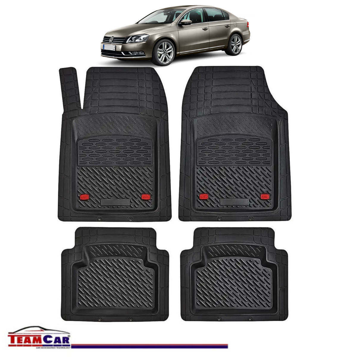 Covorase Auto TeamCar® Tip Tavita Compatibile Volkswagen Passat B7 Sedan (2010–2014)