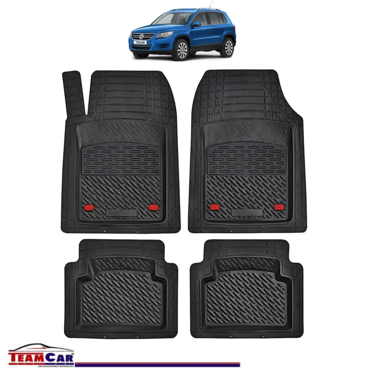 Covorase Auto TeamCar® Tip Tavita Compatibile Volkswagen Tiguan AD1 SUV (2007–2016)