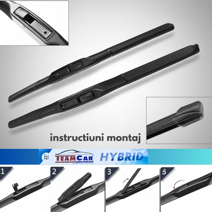 Stergatoare Citroen C5 2001-2008 TeamCar® Flat – Set fata