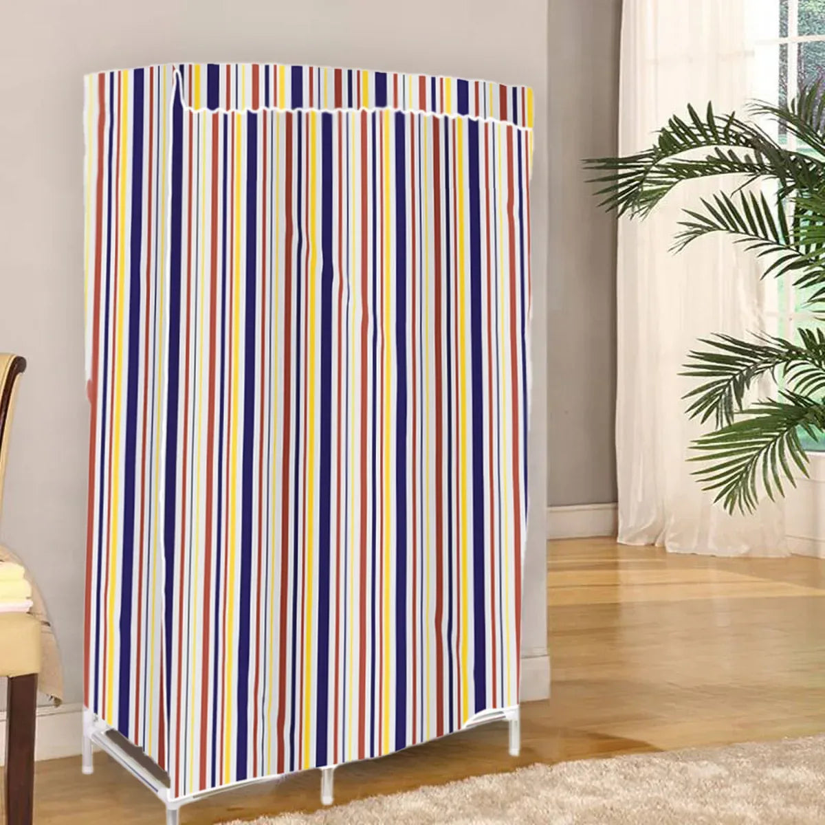 Dulap textil depozitare, schelet metalic, Naimeed D100, 175x47x110, multicolor1