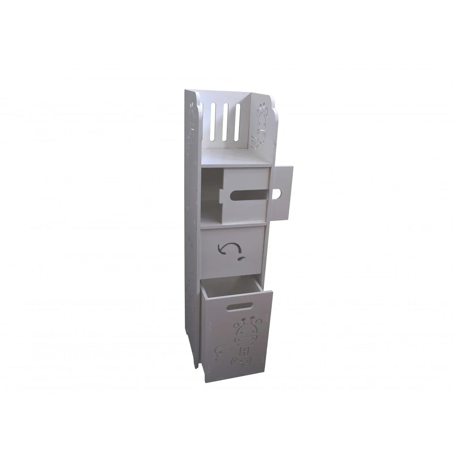 Dulapior cu sertar, Compartiment hartie si usa, D146 PVC, 19,5*79,5*21,5 cm