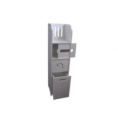 Dulapior cu sertar, Compartiment hartie si usa, D146 PVC, 19,5*79,5*21,5 cm