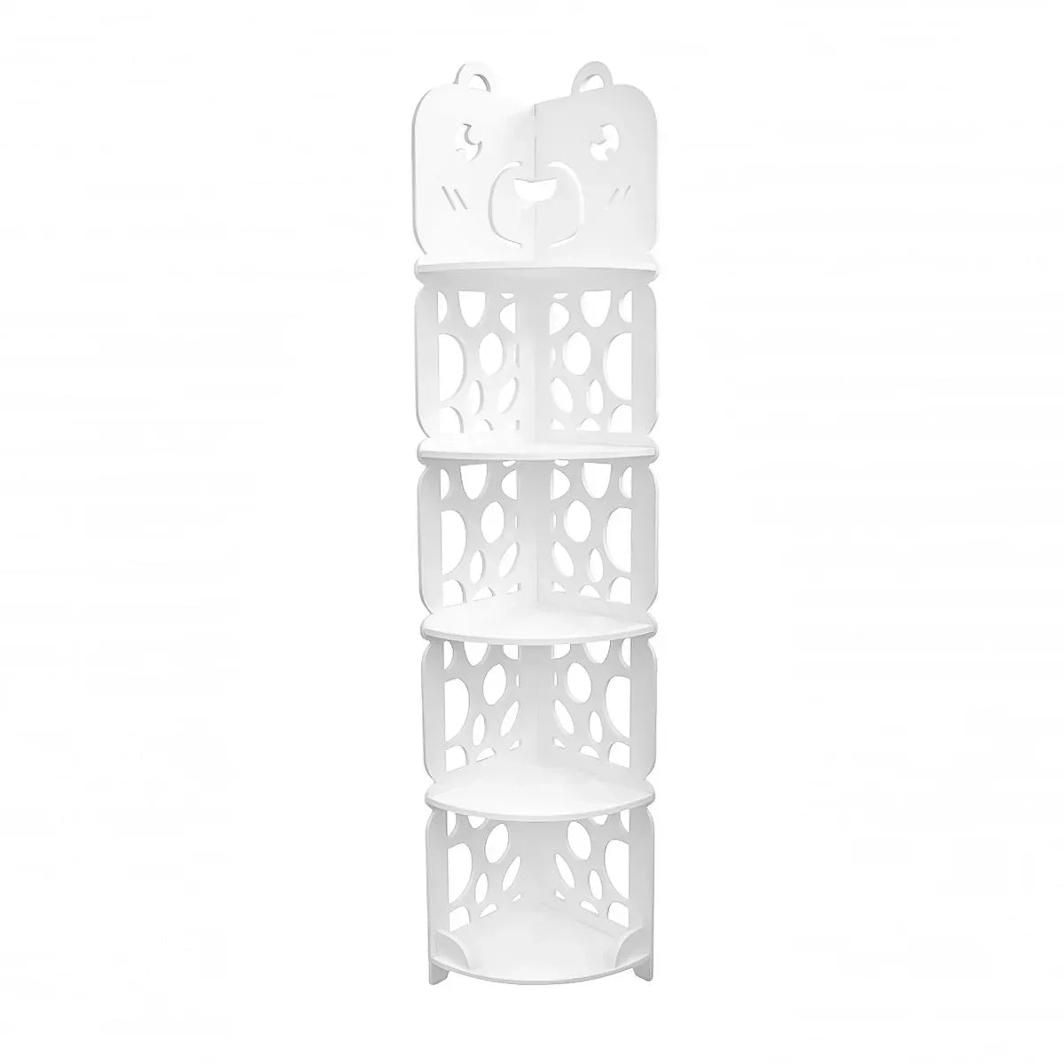 Coltar cu 5 rafturi pentru baie, D155, 21*119,5*22 cm