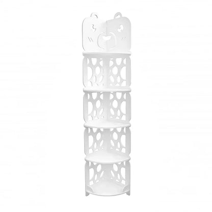 Coltar cu 5 rafturi pentru baie, D155, 21*119,5*22 cm