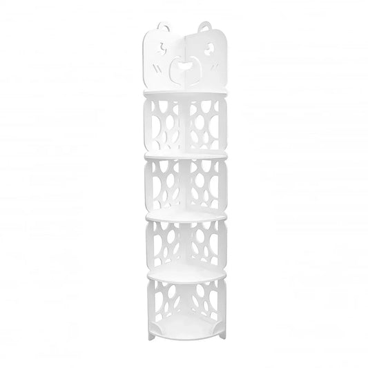 Coltar cu 5 rafturi pentru baie, D155, 21*119,5*22 cm