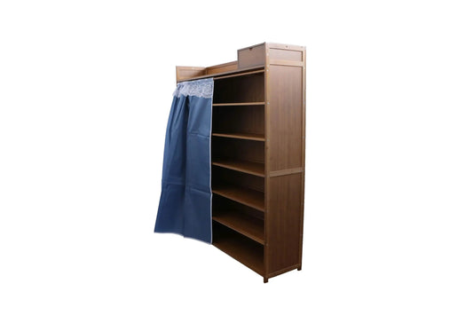 Pantofar din bambus, 7 rafturi, 102*126.5*28 cm, D196