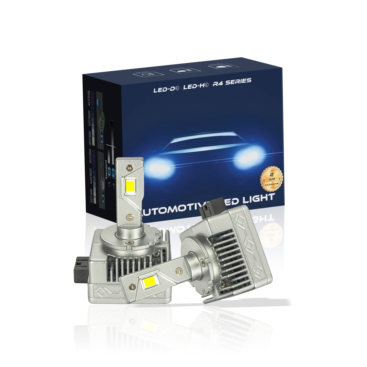 Kit LED D1S LUSMAR™ LED-D© 6000k 10000 lumeni 70W / set Canbus - fara eroare - off-road