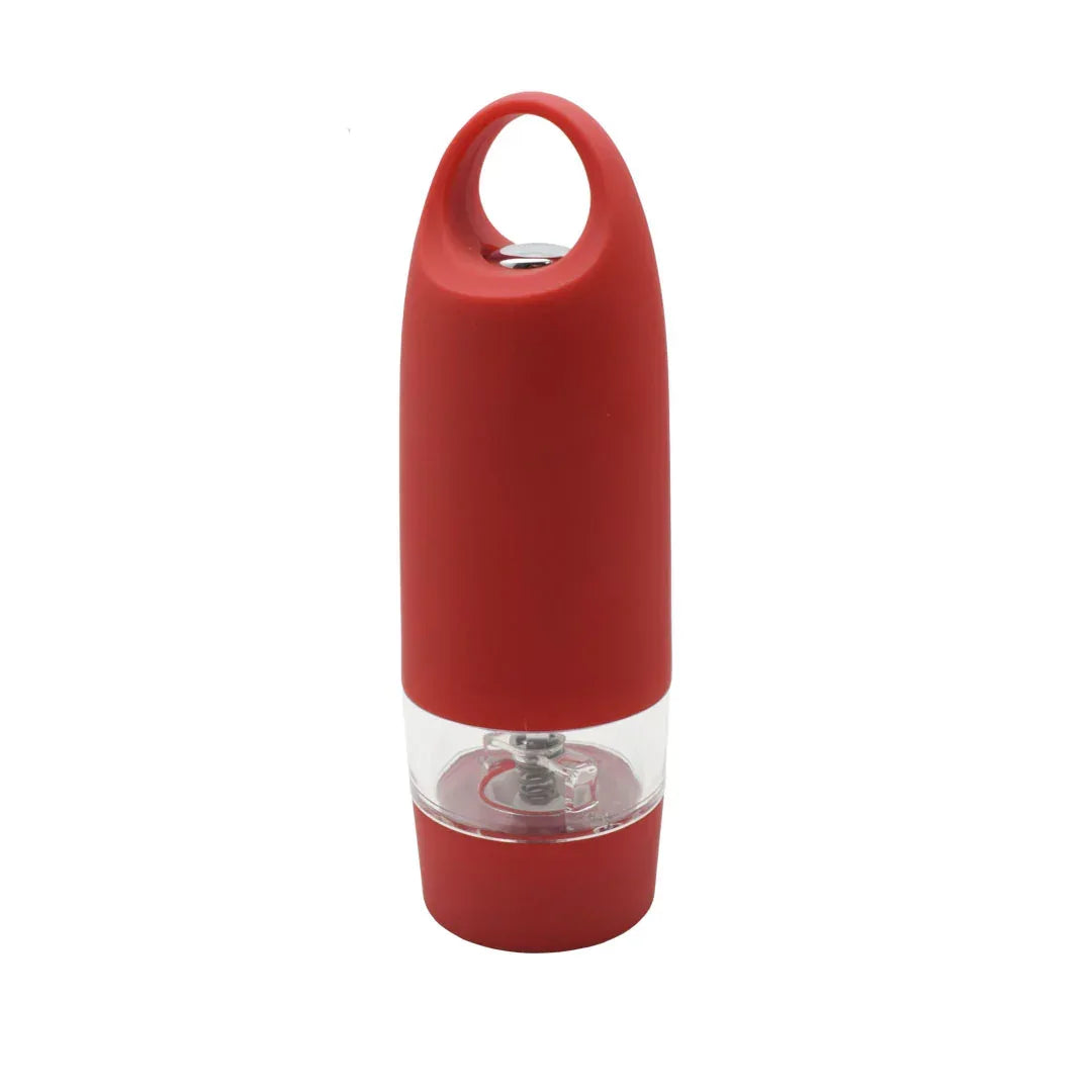 Rasnita electrica pentru sare si piper, Naimeed D2326, culoare Rosu, 17.5 x 6 cm