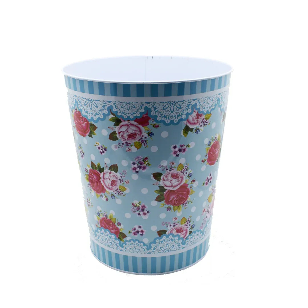 Cos decor din metal, Naimeed D2645, culoare Albastru / Multicolor, 26 x 22 cm
