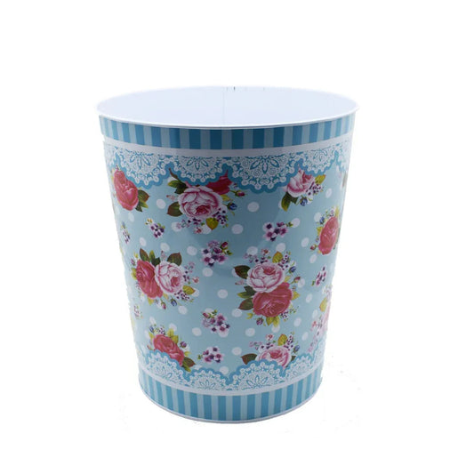 Cos decor din metal, Naimeed D2645, culoare Albastru / Multicolor, 26 x 22 cm