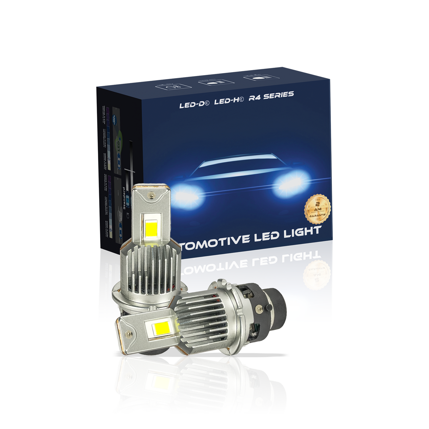 Kit LED D2S | D2R LUSMAR™ LED-D© 6000k 10000 lumeni 70W / set Canbus - fara eroare - off-road
