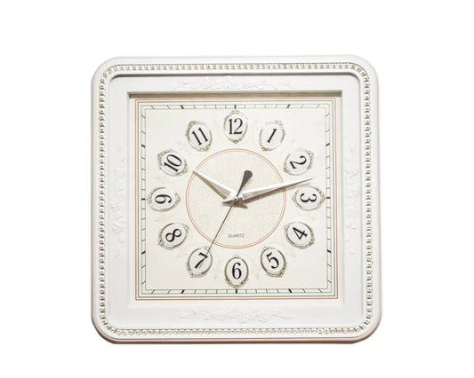 Ceas de perete 42 cm cu mecanism silentios, D3328 ALB