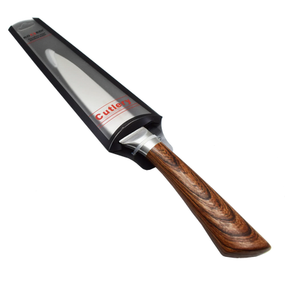 Cutit pentru legume, Naimeed D3362, gama Konedi, otel inoxidabil, maner imitatie lemn, 12.5 cm
