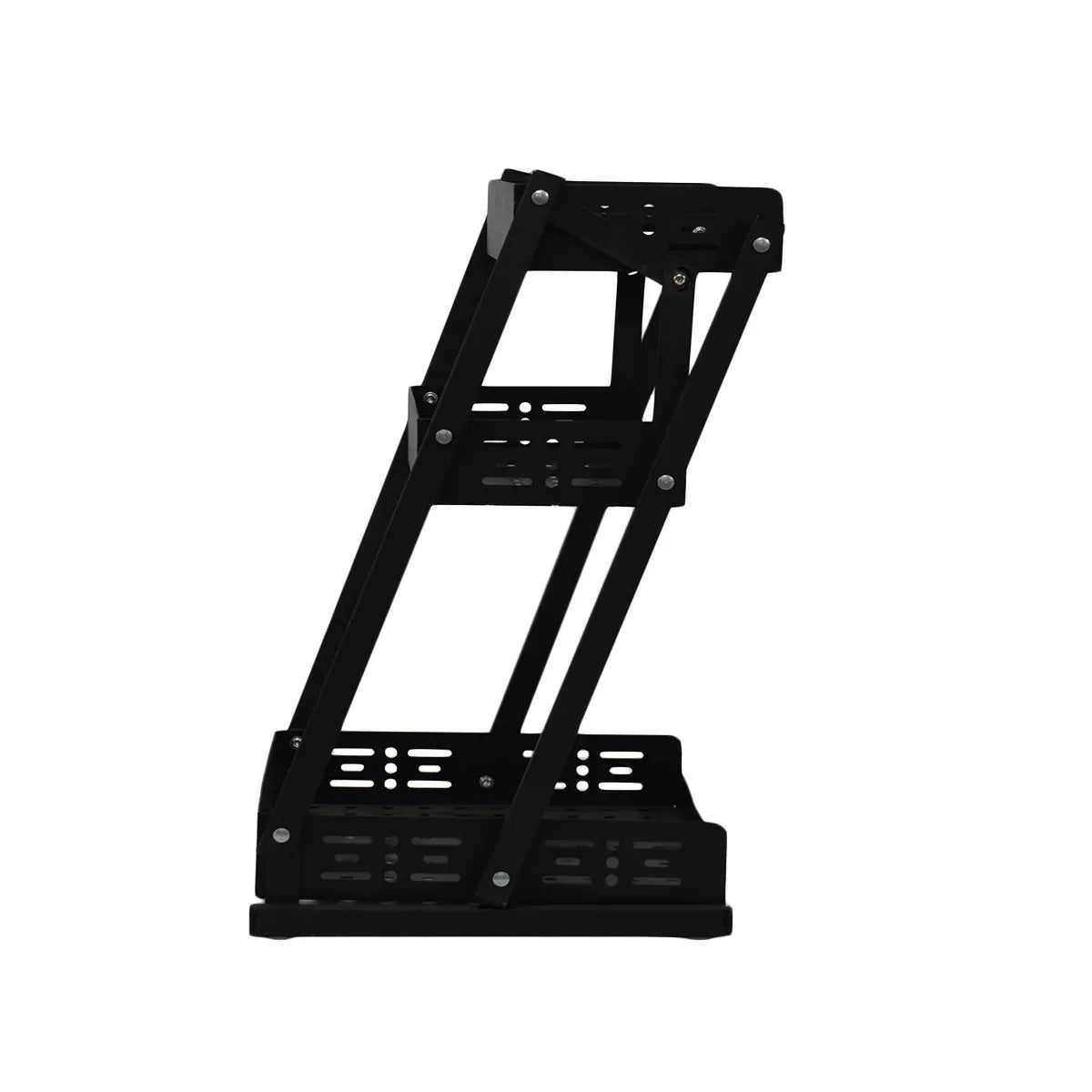 Raft pliabil cu 3 polite, Naimeed D3427, 55x33x30 cm Negru